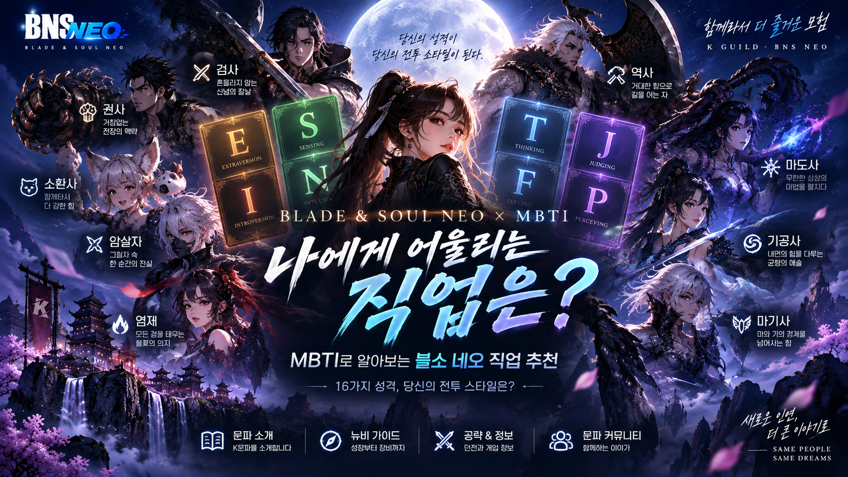 MBTI 직업 추천